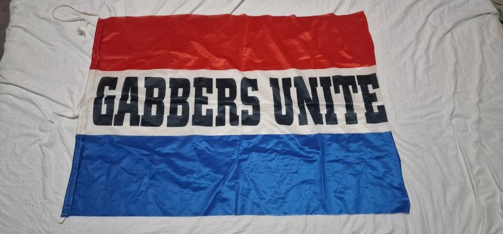 3 Steps Ahead - Gabbers Unite Vlag, Ophalen of Verzenden, Gebruikt