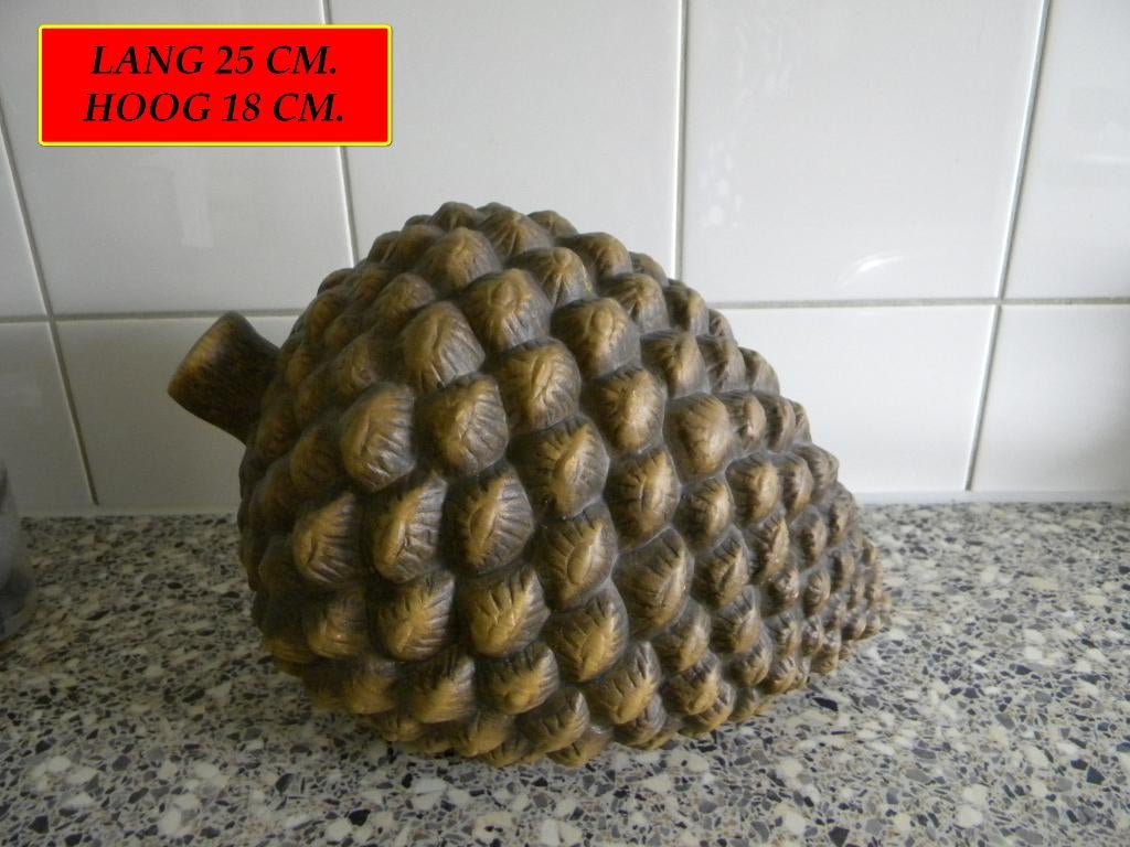 DENNENAPPEL AARDEWERK ALS NIEUW, Ophalen of Verzenden, Zo goed als nieuw