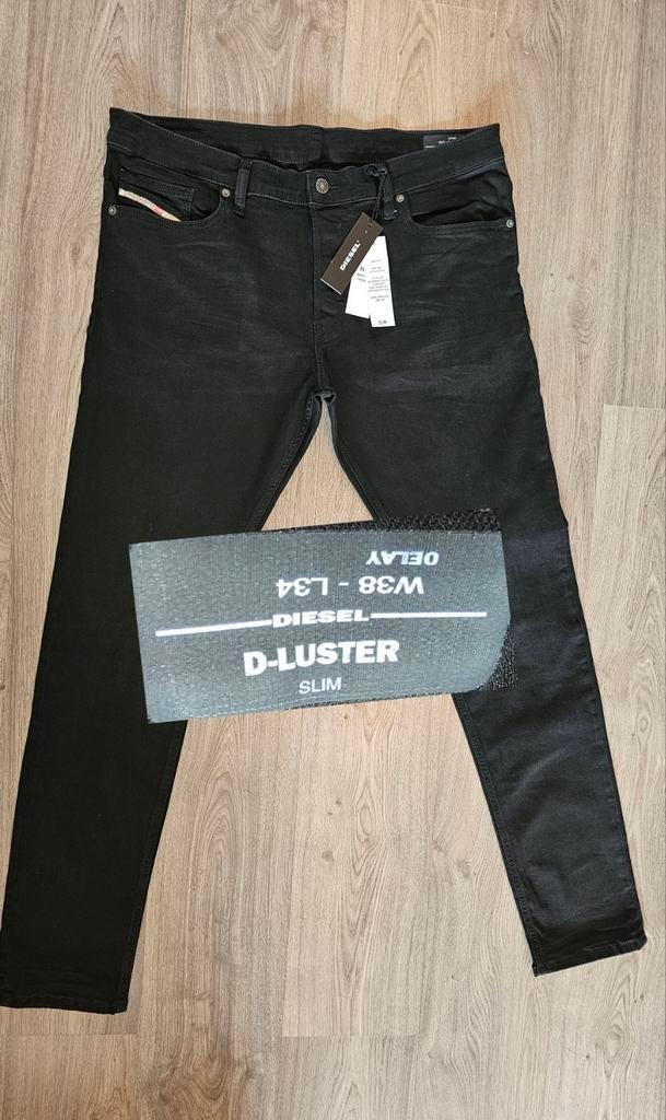 - NIEUWE - Diesel D-LUSTER W38 L34 * 38x34 slim fit #D3509, W36 - W38 (confectie 52/54), DIESEL, Diesel, Zwart