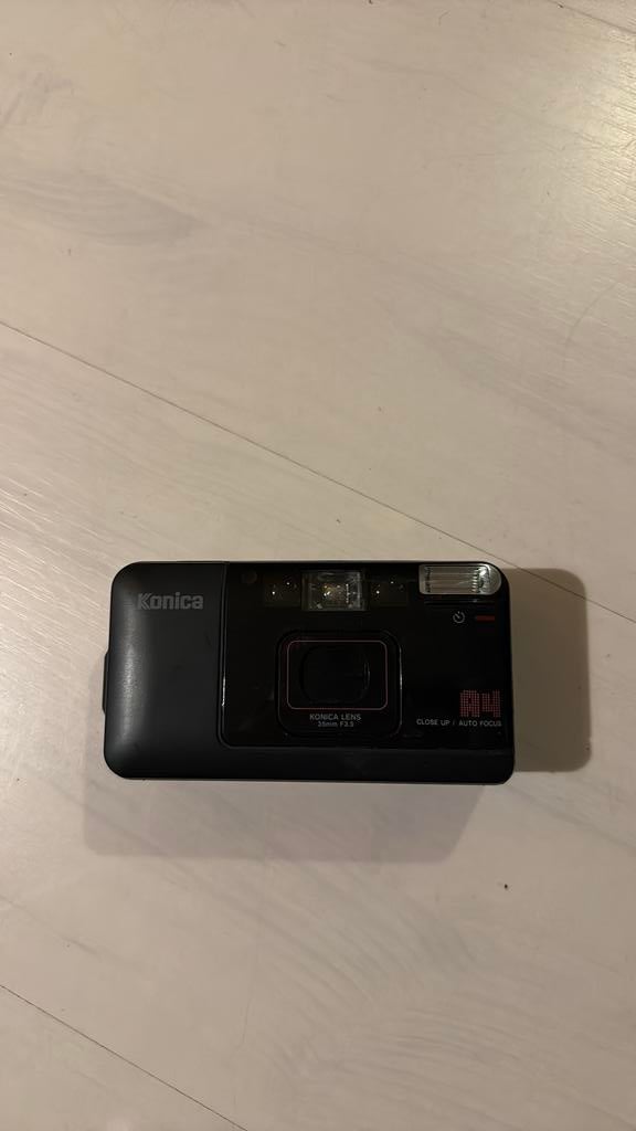 Konica A4 35mm f3.5 niet werkend, Ophalen of Verzenden, Niet werkend, Compact, Konica