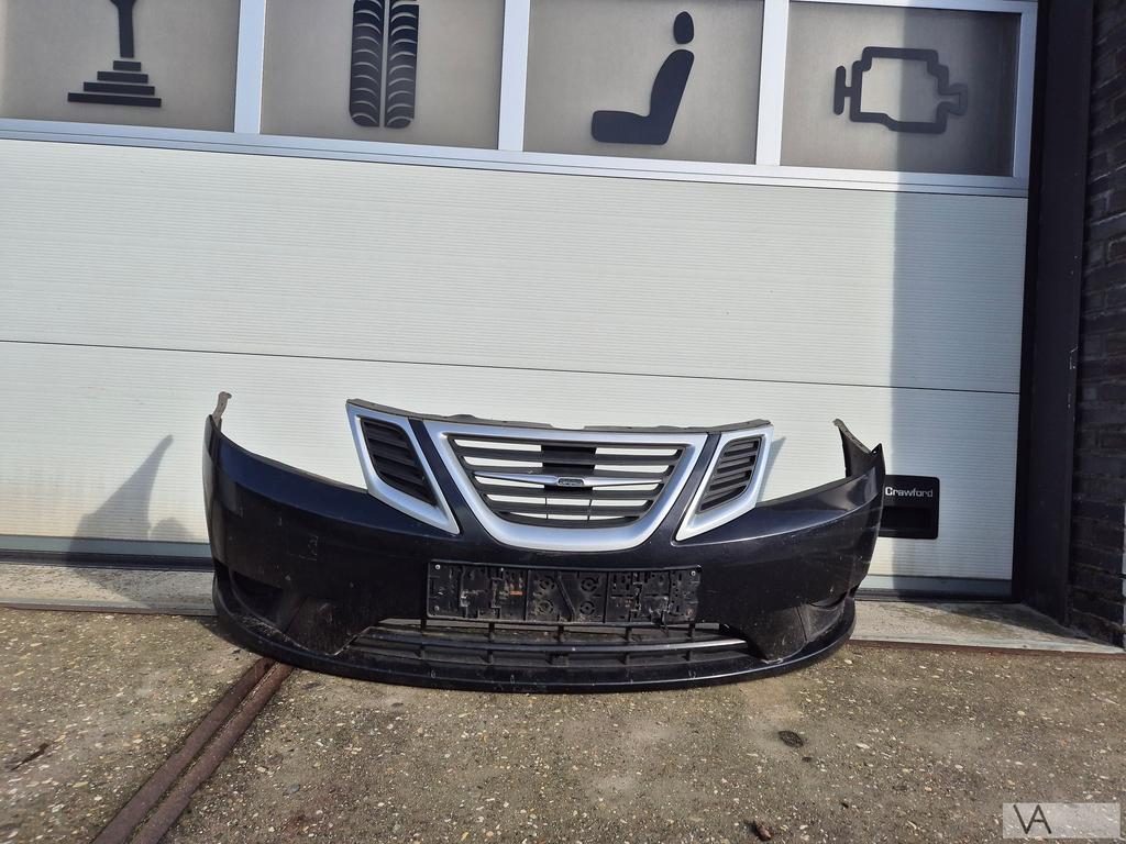 Saab 9-3 facelift voorbumper 2007 tot 2012 zie foto's €250, Auto-onderdelen, Carrosserie en Plaatwerk, Gebruikt, -, Voor, -