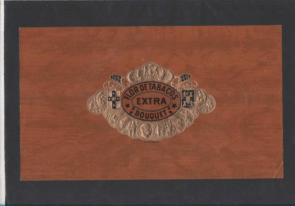 Sigarenband 117 Etiket Flor de Tabacos, Ophalen of Verzenden, Zo goed als nieuw, Sigarenbandjes