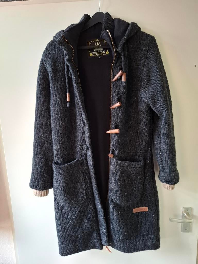 100% schapenwollen dames vest/jas, Kleding | Dames, Truien en Vesten, Nieuw, Maat 42/44 (L), Grijs, Ophalen of Verzenden