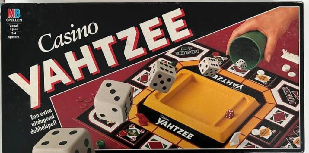 Casino YAHTZEE MB spellen ZGAN, Een of twee spelers, Ophalen of Verzenden, Zo goed als nieuw