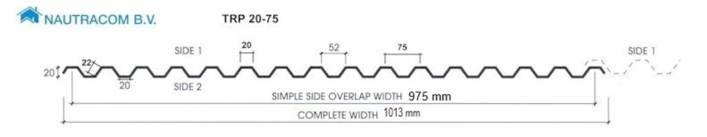 Aluminium damwandplaat, Doe-het-zelf en Verbouw, Platen en Panelen, Ophalen of Verzenden, Nieuw, Overige materialen, Minder dan 20 mm