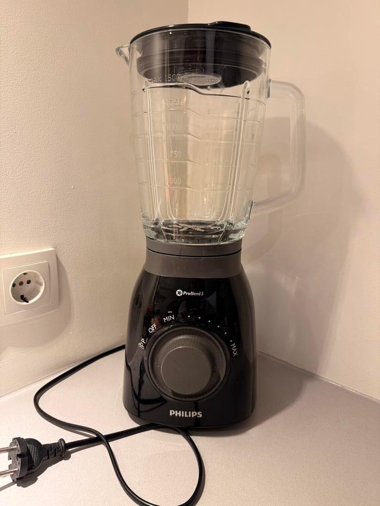 Philips ProBlend 5 Blender, Witgoed en Apparatuur, Blenders, Ophalen of Verzenden, Gebruikt, Blender