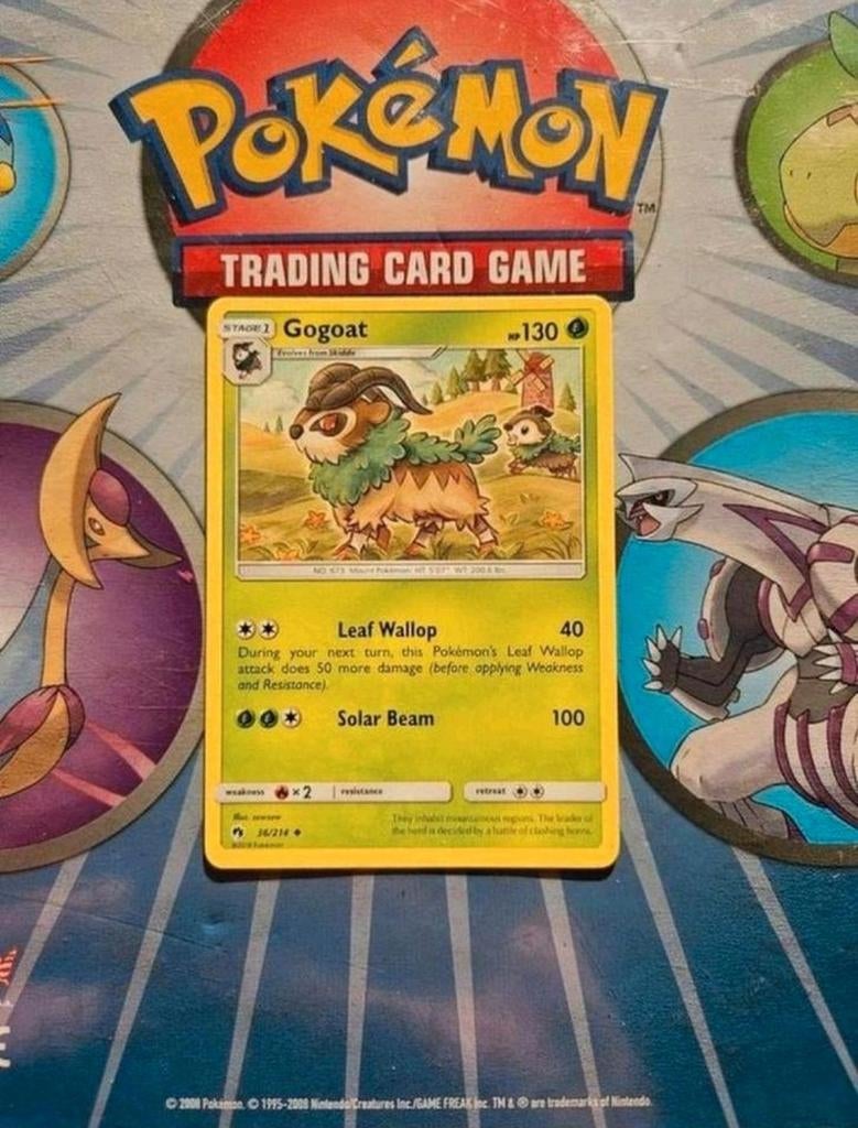 Gogoat 36/214 Sun&Moon Lost thunder pokemon kaart, Ophalen of Verzenden, Gebruikt, Losse kaart