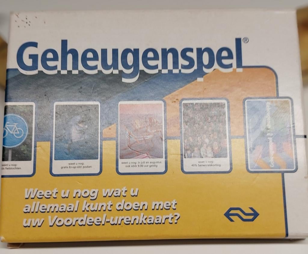 NS geheugenspel., Ophalen of Verzenden, Speelkaart(en)