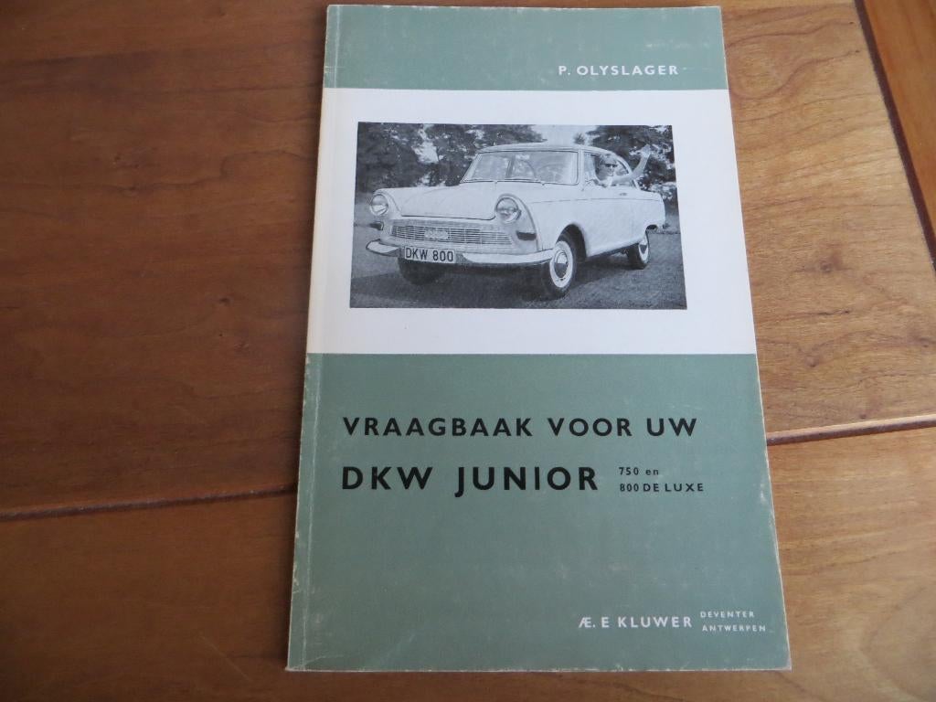 Vraagbaak DKW Junior 750, DKW Junior 800 1957-1962 mooi!, Ophalen of Verzenden