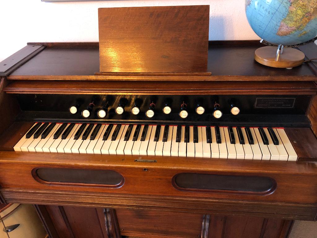 Antiek Harmonium, Ophalen, Gebruikt, 1 klavier, Harmonium