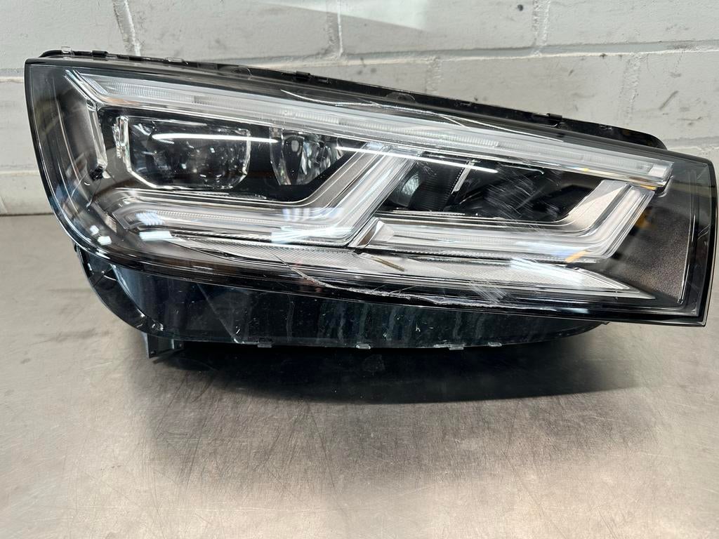 Audi Q5 2015-2021 Matrix LED Koplamp Rechts (Glas defect), Auto-onderdelen, Verlichting, Ophalen of Verzenden, Gebruikt, Audi