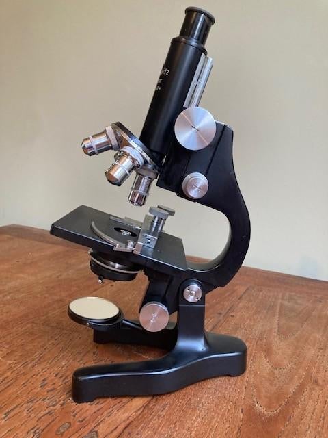 puntgave 'Ernst Leitz Wetzlar' microscoop, Ophalen, Gebruikt