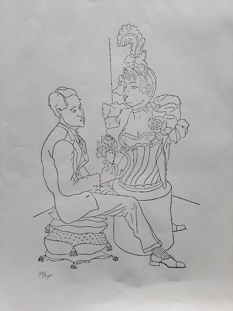 Drie fraaie litho's van Carel Willink, Ophalen