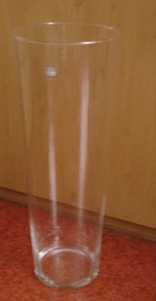 Glazen vaas, Huis en Inrichting, Woonaccessoires | Vazen, Ophalen of Verzenden, Overige kleuren, Glas, Minder dan 50 cm