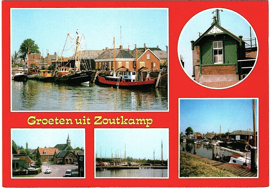80683 Zoutkamp Groningen 682 Nette oude kaart Onbeschreven