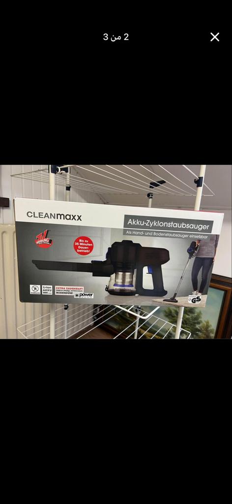 Cleanmaxx Accu-Zyklon Handstofzuiger, Stofzuiger, Nieuw, Ophalen of Verzenden, Minder dan 1200 watt