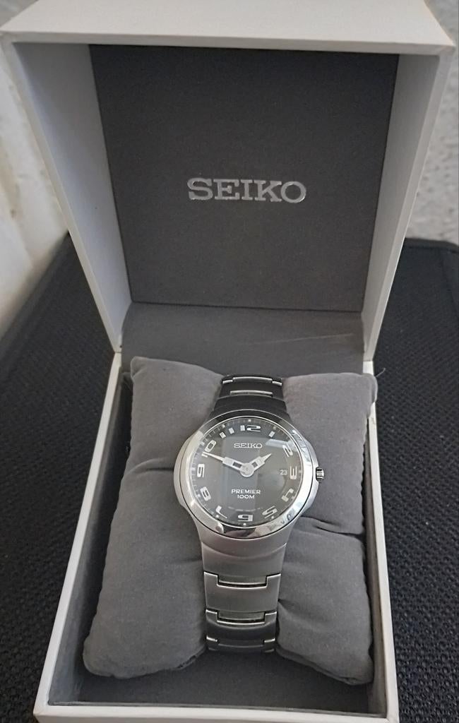 Seiko horloge met de originele box zgan oph ook Amsterdam, Ophalen of Verzenden