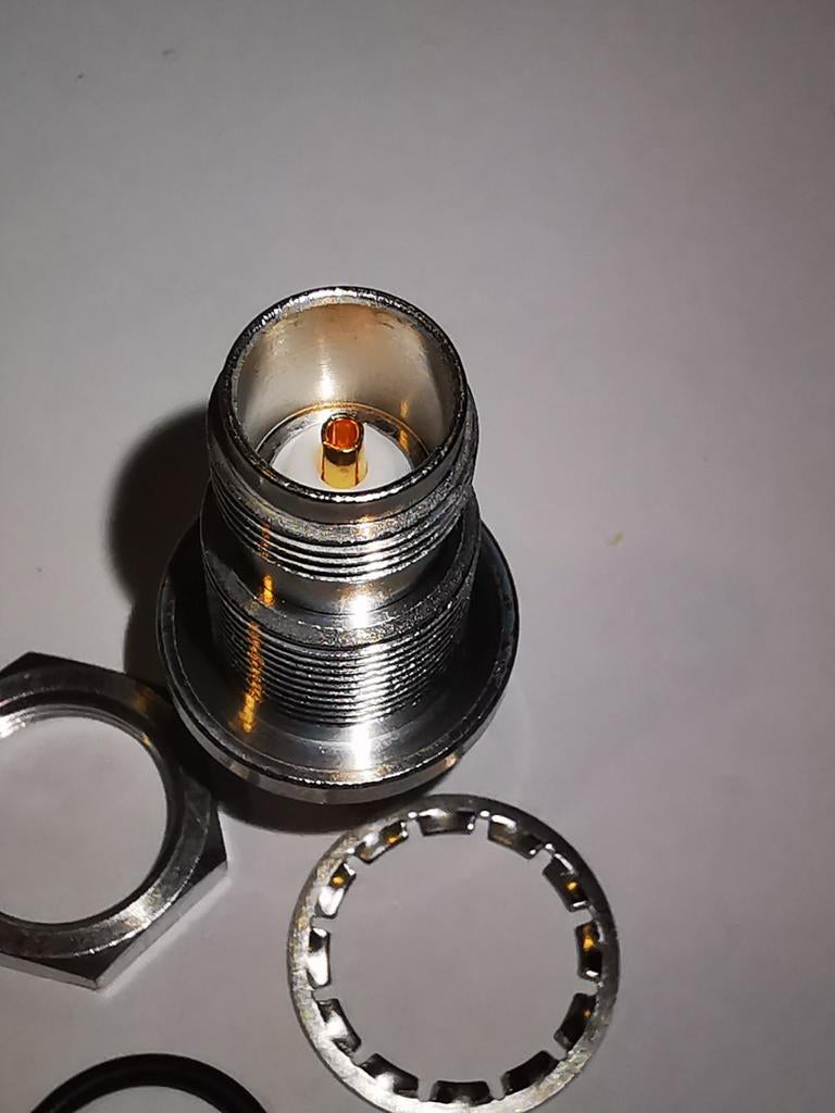 TNC koppel Female naar Female doorvoer, Telecommunicatie, Antennes en Masten, Ophalen of Verzenden, Antenne