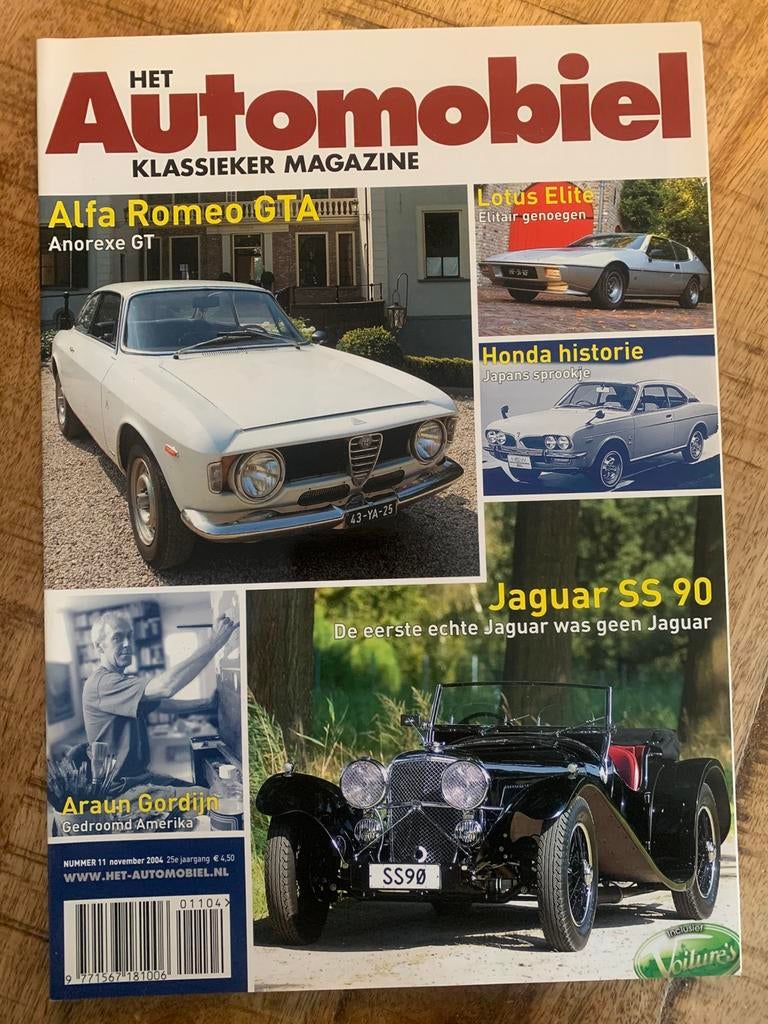 Het Automobiel Klassieker magazine11/2004, Ophalen of Verzenden, Zo goed als nieuw, Algemeen