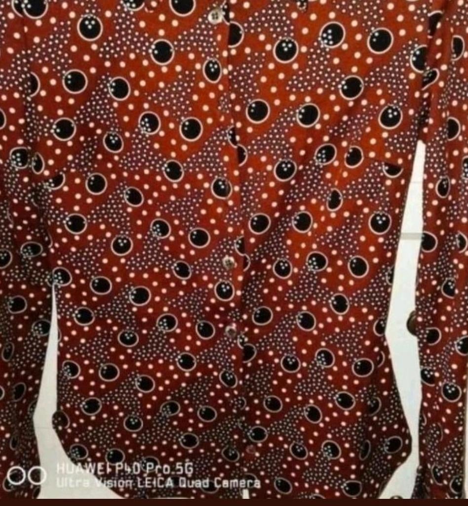 Indian Rose Blouse - Maat S, Bruin, Ophalen of Verzenden, Maat 36 (S), Gedragen