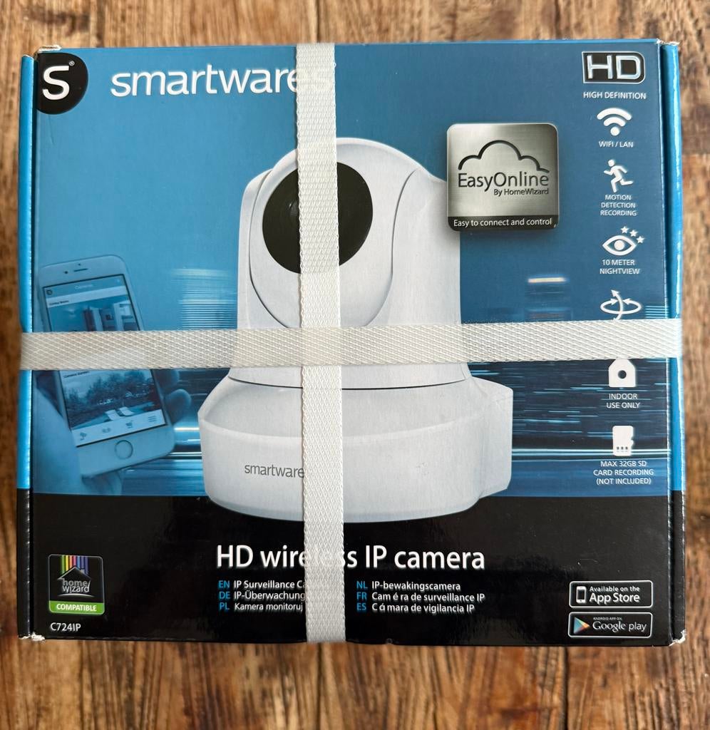 Smartwares Binnencamera C724IP - Nieuw in doos, Ophalen of Verzenden, Nieuw, Binnencamera