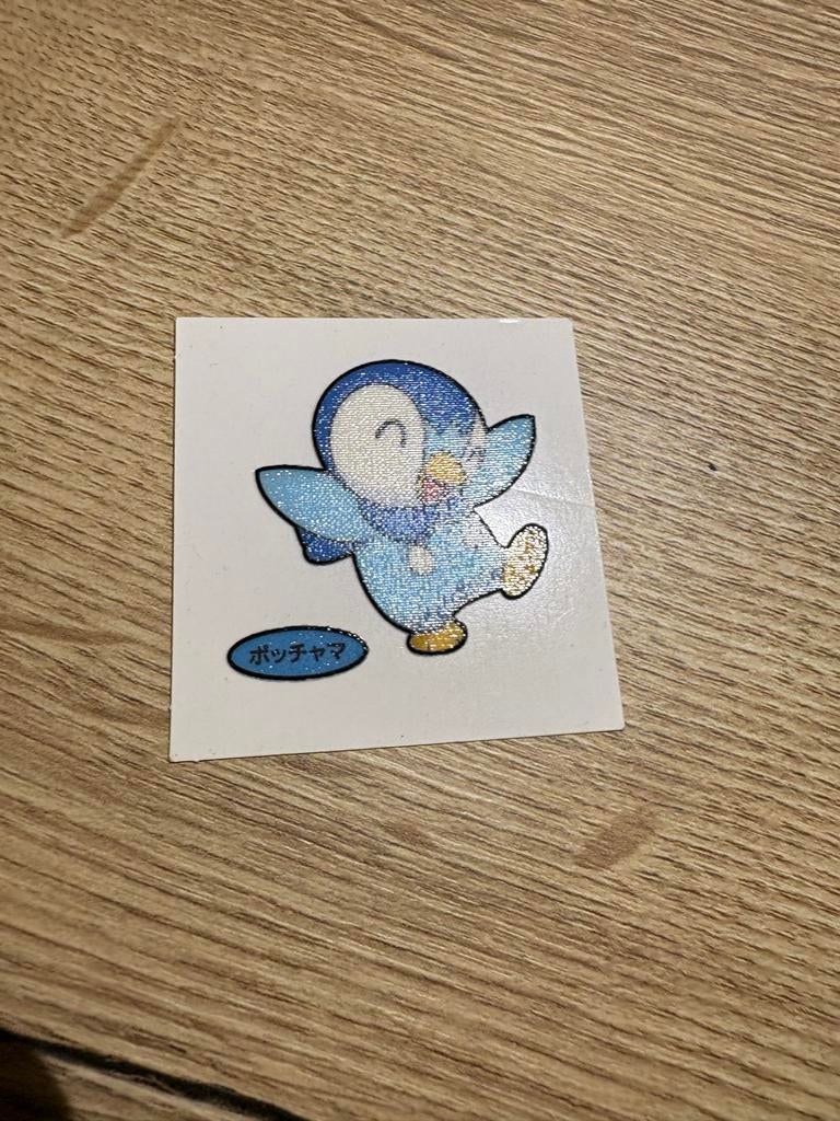 Piplup Sticker - Daiichi Pan Promo Pokémon, Ophalen of Verzenden, Zo goed als nieuw, Strip of Tekenfilm