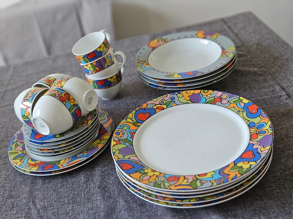 Zeldzaam vintage Arzberg servies, Ophalen, Gebruikt, Bord(en), Overige stijlen