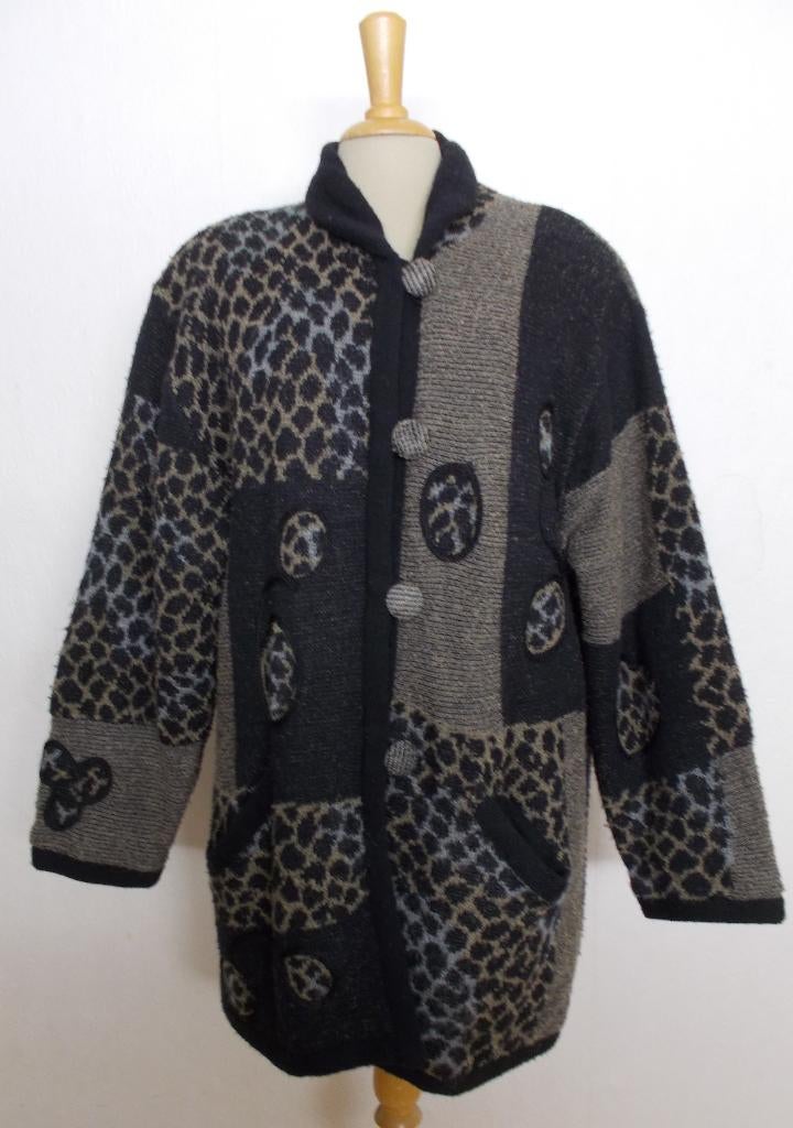 Mooi iets wol mix Noors/folklore windstopper vest! L, Kleding | Dames, Truien en Vesten, Ophalen of Verzenden, Zo goed als nieuw