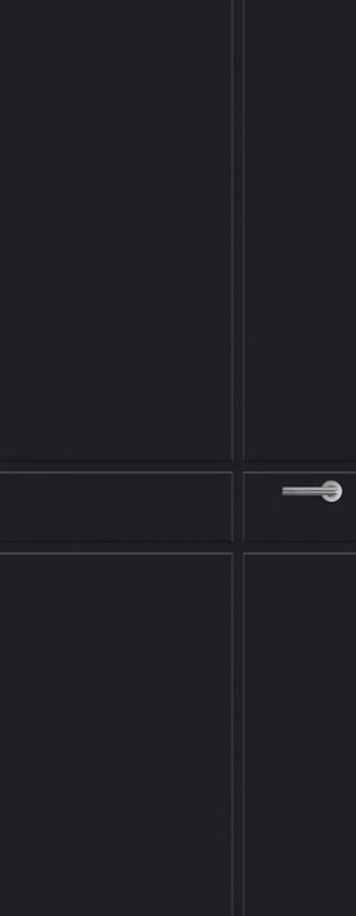 SVEDEX Lijndeur 93x231,5cm NDB955 Nova design Diep zwart R, Doe-het-zelf en Verbouw, Deuren en Horren, Ophalen, 80 tot 100 cm