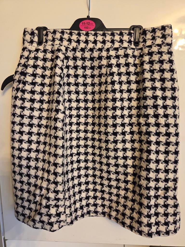 Vintage wollen rok van Benetton, Ophalen of Verzenden, Zo goed als nieuw, Maat 42/44 (L)