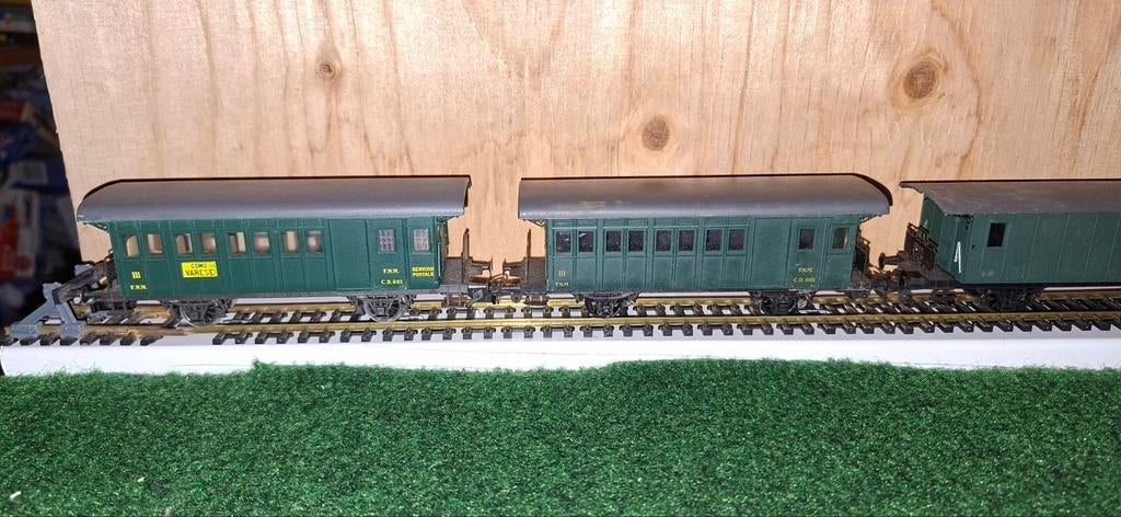 Rivarossi 5 wagons, Overige merken, Gebruikt, Gelijkstroom, Wagon