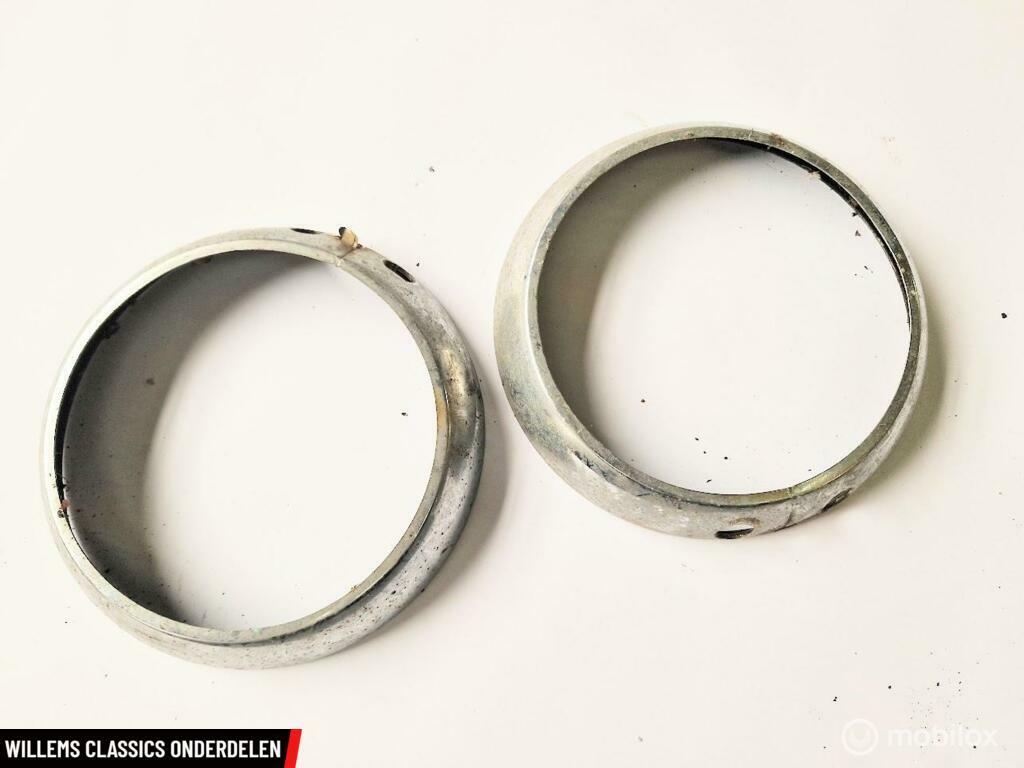 Koplampframe koplamp ring ringen Saab 96, Auto-onderdelen, Verlichting, Saab, Gebruikt, Ophalen of Verzenden