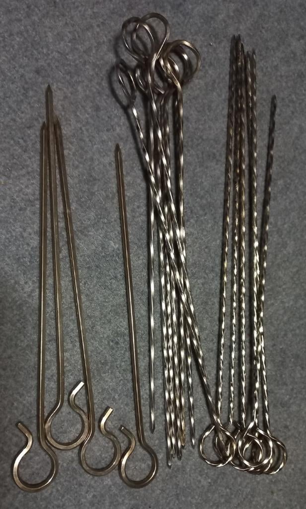 Diversen Vlees spies, Saté pen, Grill Barbecue. RVS., Huis en Inrichting, Keuken | Bestek, Nieuw, Rvs of Chroom, Ophalen