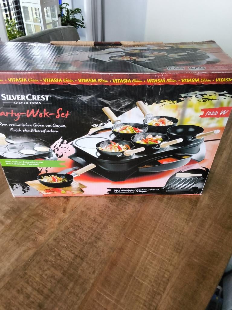 SilverCrest Party-Wok-Set - Nieuwstaat!, Ophalen of Verzenden, Zo goed als nieuw