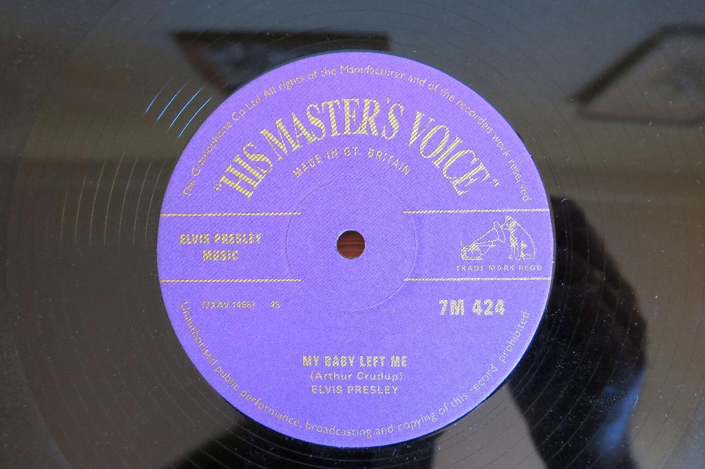 Elvis Presley My baby left me limited edition 10” 45 toeren, Ophalen of Verzenden, Zo goed als nieuw, 10 inch, Rock-'n-Roll