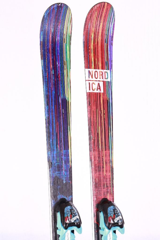 128 kinder ski's NORDICA ACE J, woodcore, freestyle, Sport en Fitness, Skiën en Langlaufen, Gebruikt, 100 tot 140 cm, Ophalen of Verzenden