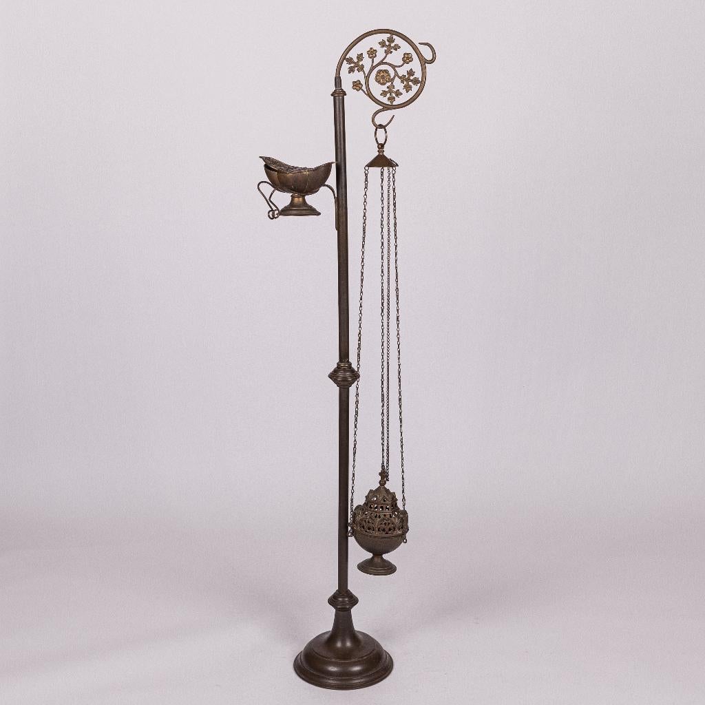 Wierookstandaard met vat en scheepje, Ophalen