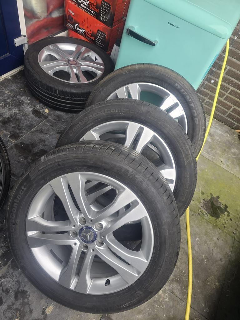 Zomer banden, Auto-onderdelen, Banden en Velgen, 18 inch, Gebruikt, Banden en Velgen, Ophalen of Verzenden