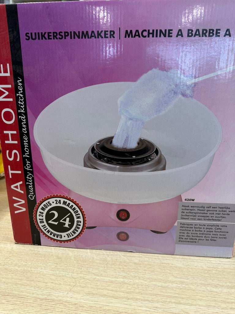 Suikerspinmaker/ maak eenvoudig zelf een suikerspin, Ophalen of Verzenden, Zo goed als nieuw