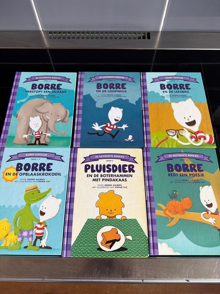 Borre boeken set van 6, Ophalen of Verzenden, Gelezen, Fictie algemeen