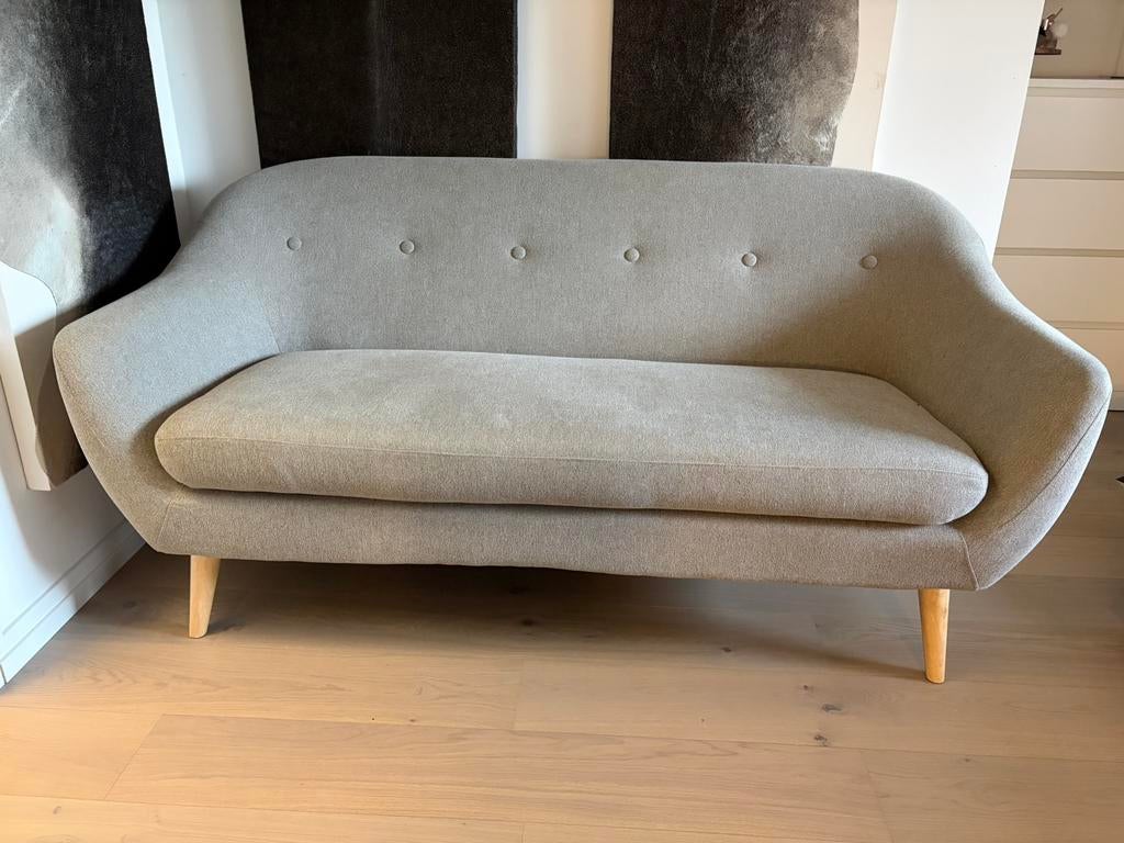 Bank jysk, Ophalen, Tweepersoons, 75 tot 100 cm, Zo goed als nieuw