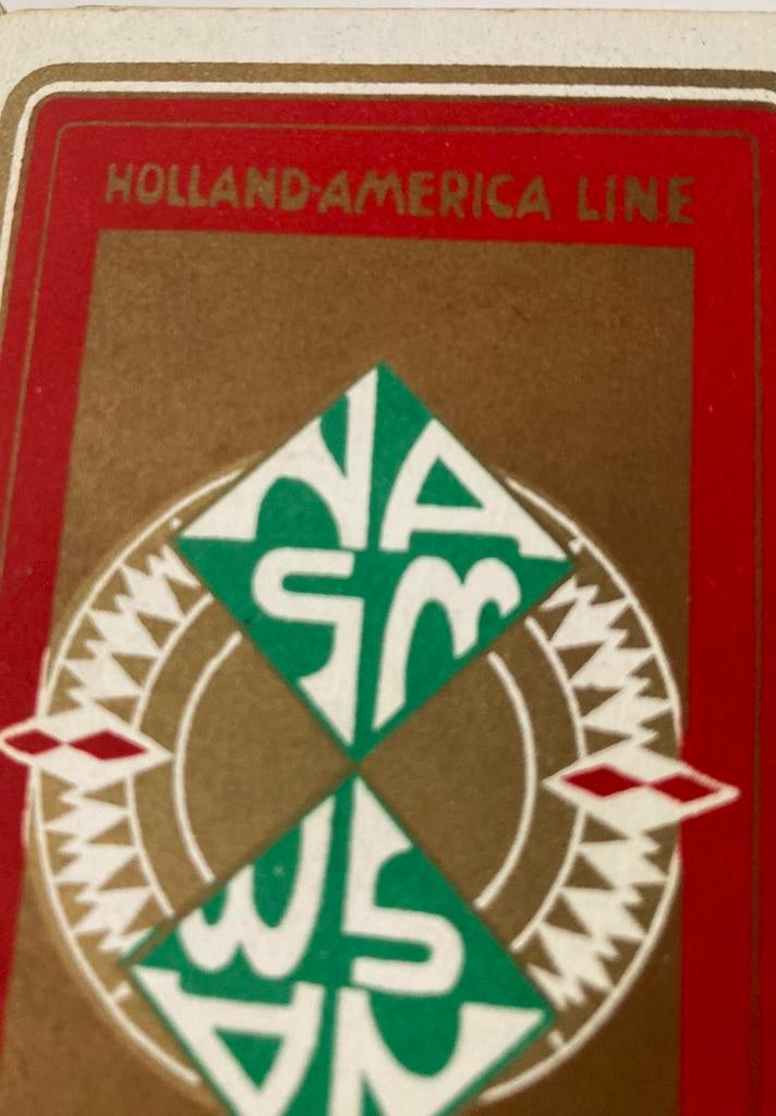 NASM Holland America Lijn Canasta set in OVP Compleet, Verzenden