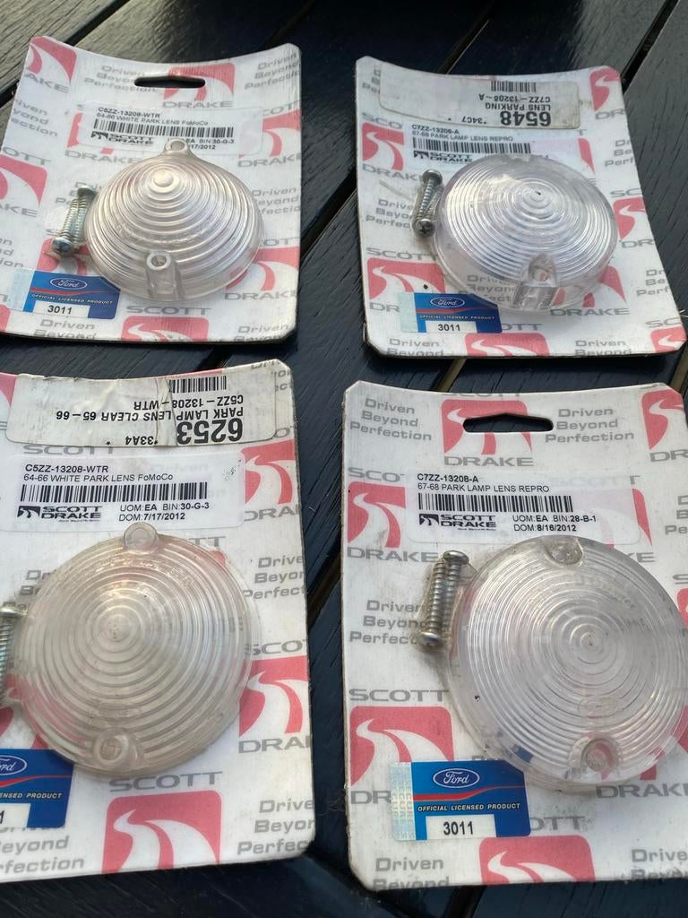 Ford Mustang parkeer - knipperlicht lens 64, 65, 66, 67, 68, Auto-onderdelen, Ophalen of Verzenden, Nieuw, Ford