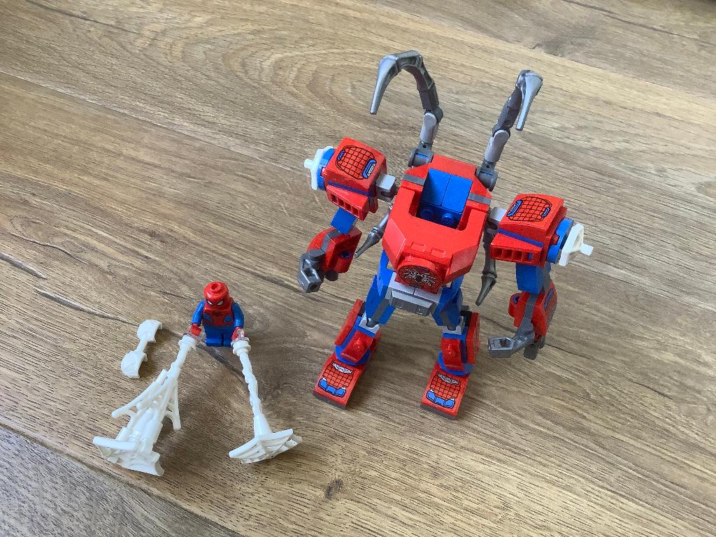 Lego Super Heroes 76146 Spiderman Mecha, Kinderen en Baby's, Speelgoed | Duplo en Lego, Zo goed als nieuw, Lego, Complete set
