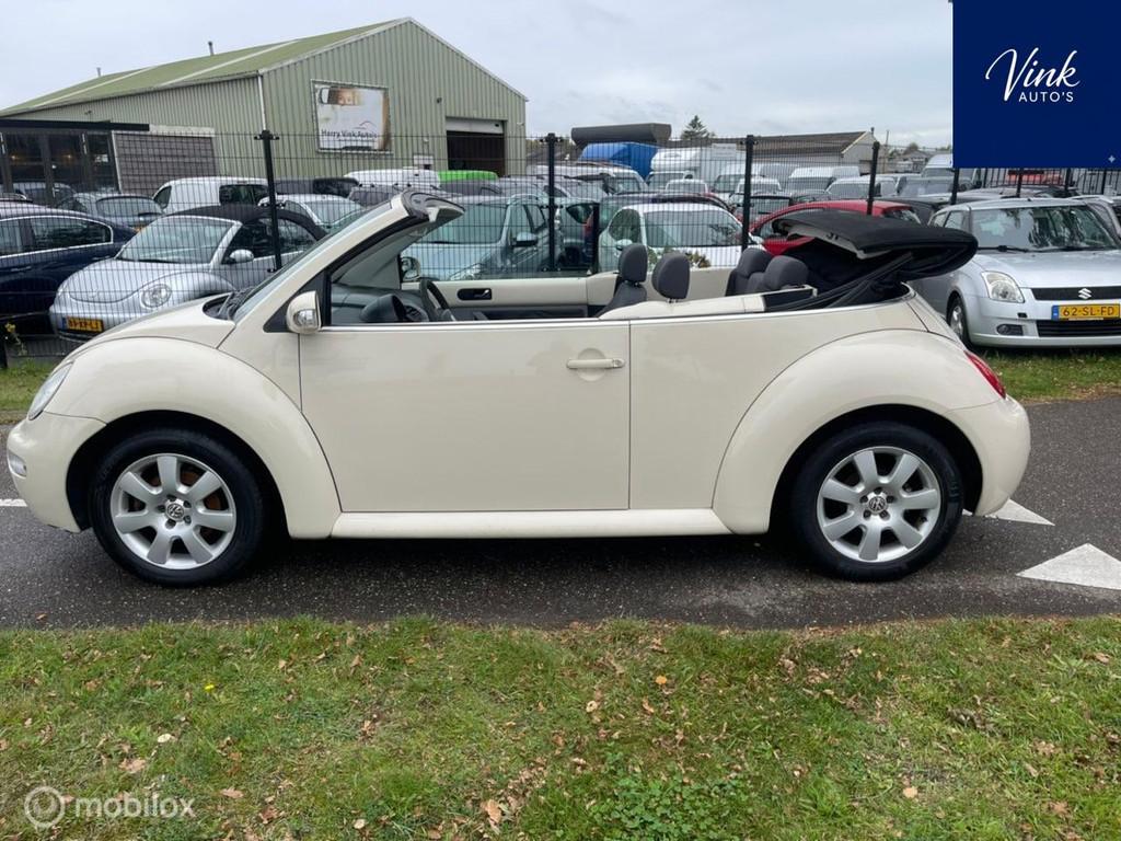 Volkswagen New Beetle Cabriolet 1.6 Turijn Comfort | NL & NA, Auto's, Volkswagen, Stof, Gebruikt, 4 cilinders, Cabriolet