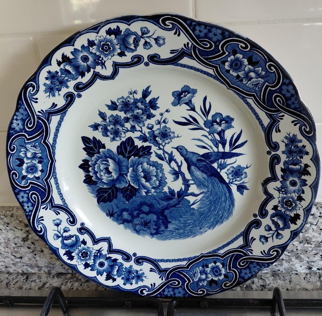 Mooi delftsblauw bord, Antiek en Kunst, Ophalen