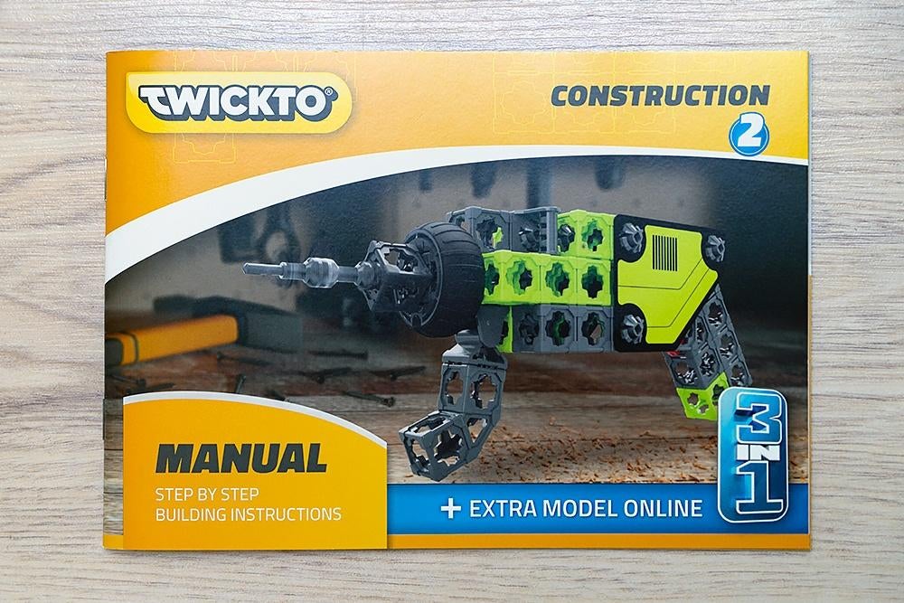 Twickto Construction #2 / 3-in-1 Bouwset, Ophalen of Verzenden, Zo goed als nieuw, Bouwen