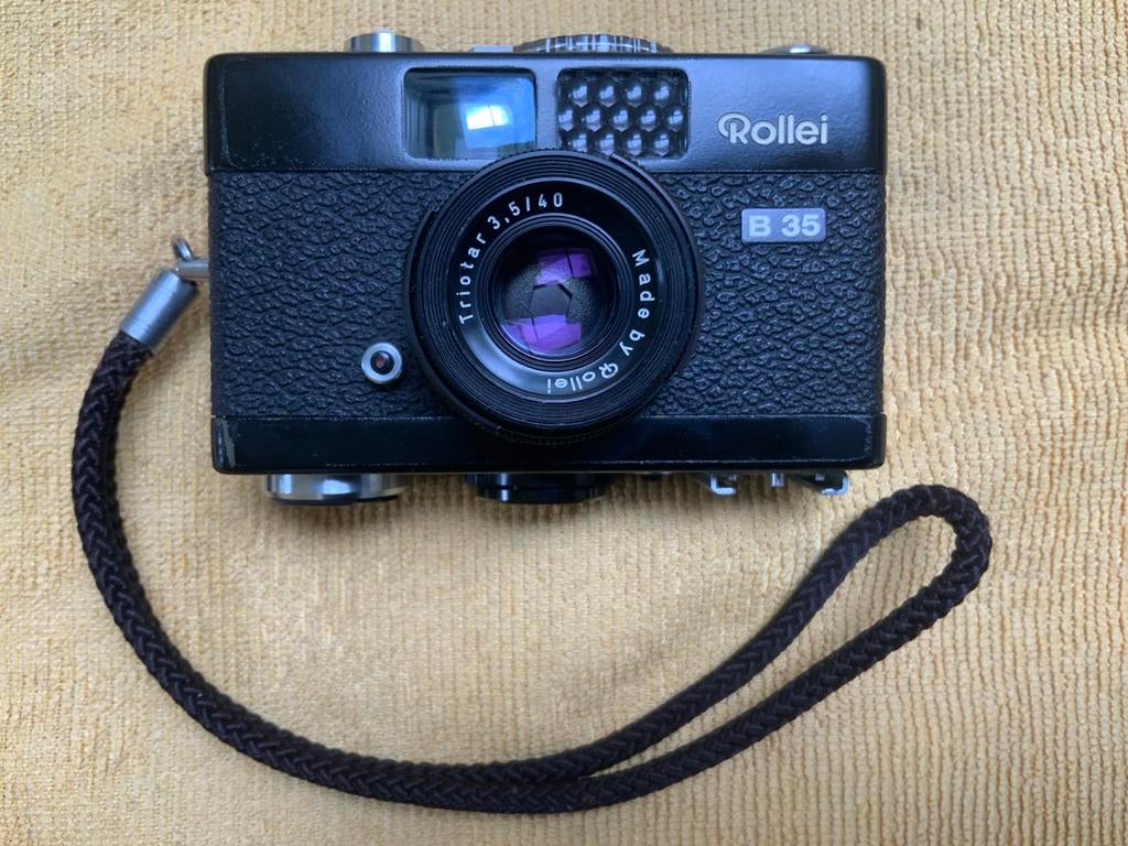 Rollei B 35 analoge camera uit de jaren 70, Ophalen of Verzenden, Gebruikt, Compact, Overige Merken