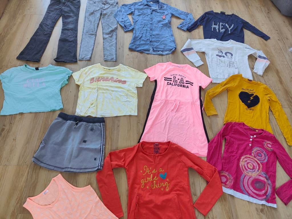 Zomer kledingpakket meisje maat 146 152 -13 stuks Desigual, Ophalen of Verzenden, Gebruikt, Meisje, Broek