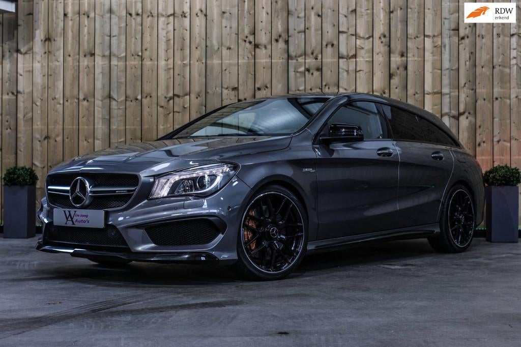Mercedes-Benz CLA-klasse Shooting Brake AMG 45 4MATIC *Kuips, Auto's, Mercedes-Benz, Automaat, CLA, Gebruikt, Euro 6